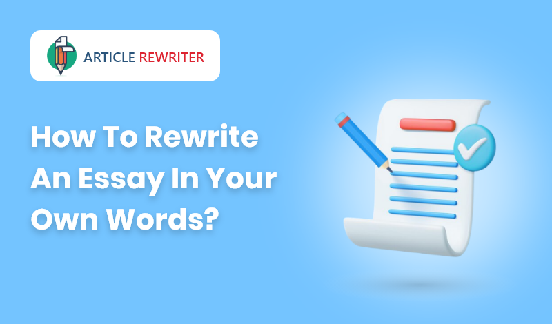 rewrite essay in different words